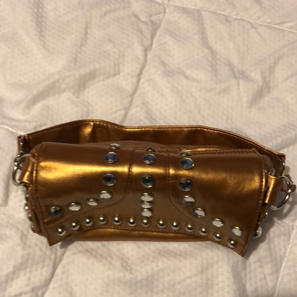 Golden patent leather New purse. - Picture 10 of 11